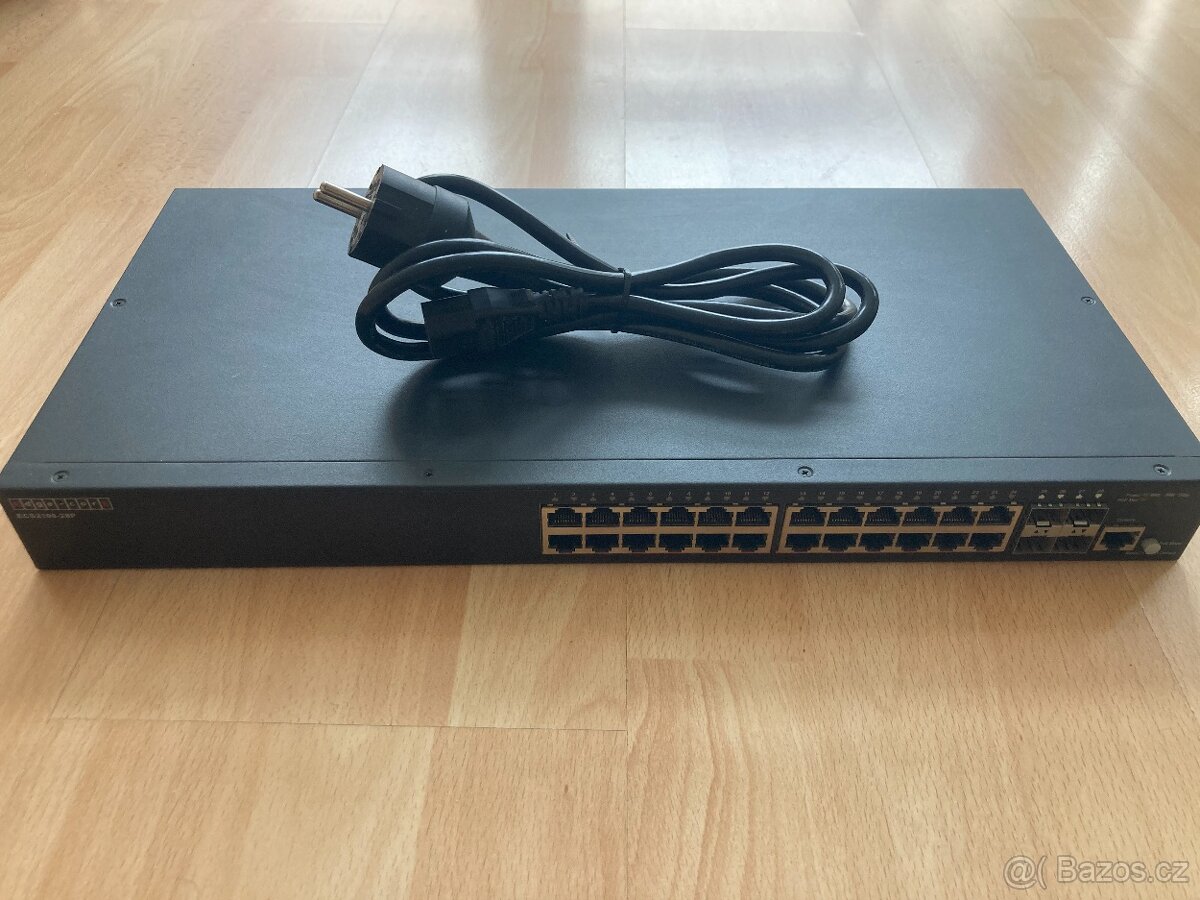 POE Switch-Edge-Core ECS2100-28P. 24xPOE port+4x optický SFP