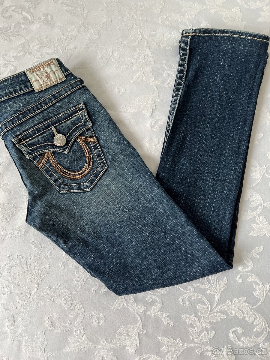 True Religion - dáms. džíny USA, vysoká PC - vel. 28