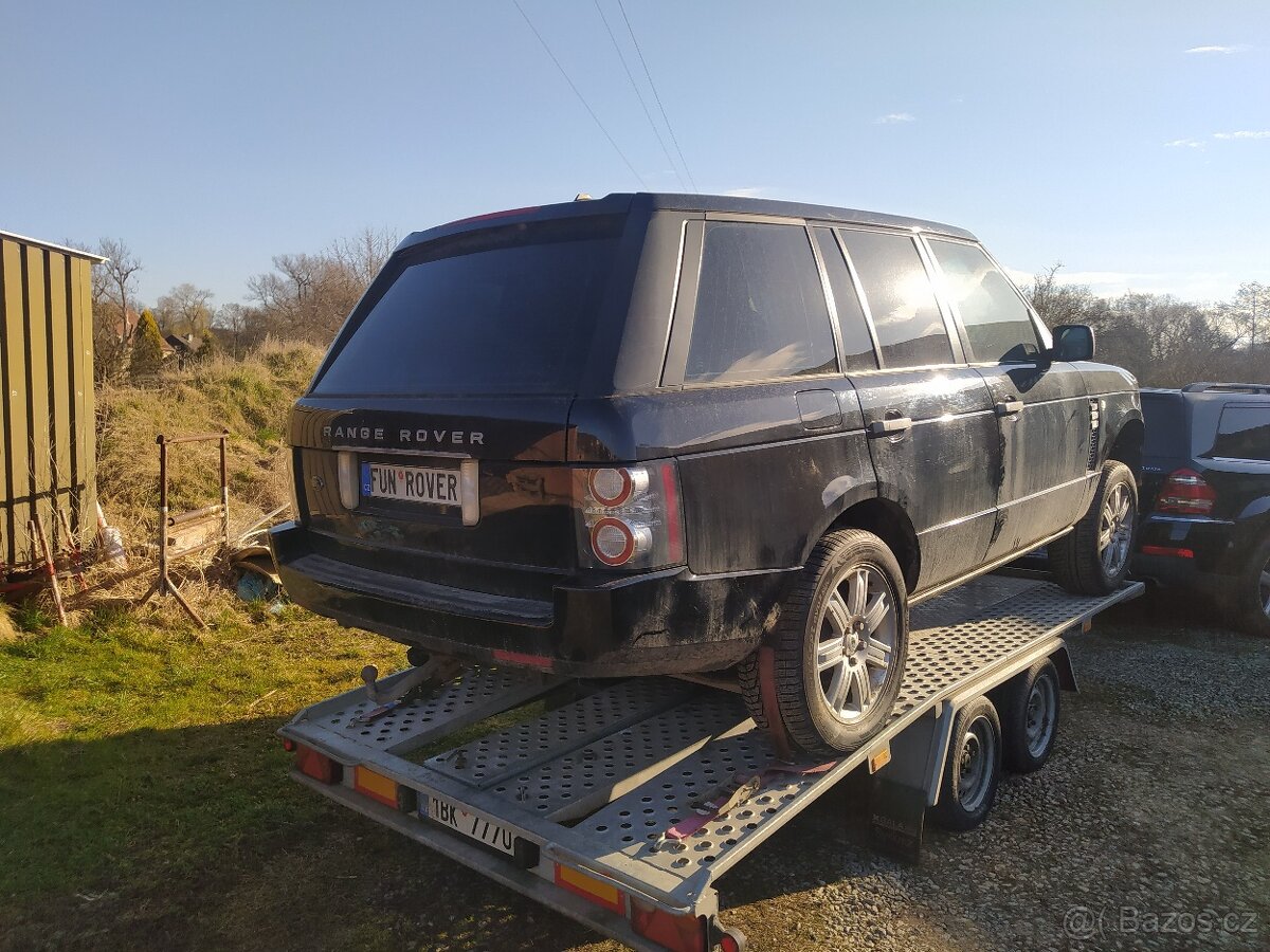 Range Rover TDV8 L322 rok 2006 náhradní díly