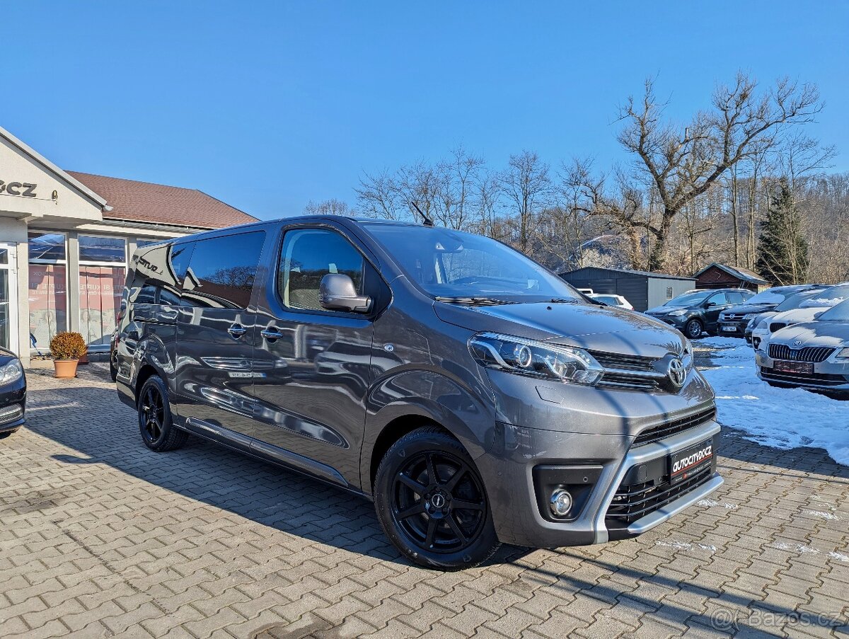 Toyota Proace 2.0D A/T 8 MÍST, LONG, KAMERA, ACC, DPH