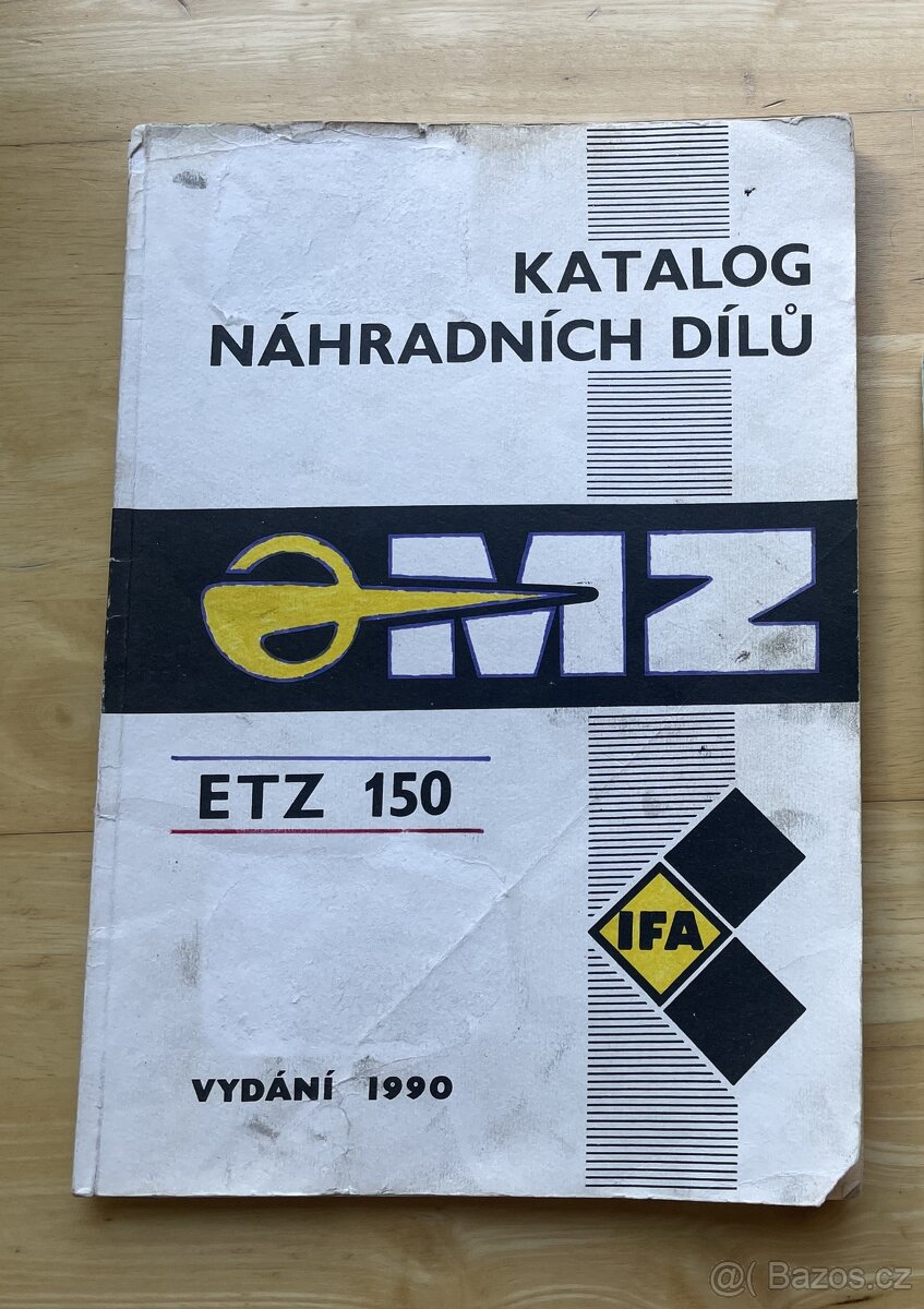 katalog náhradních dílů na MZ 150