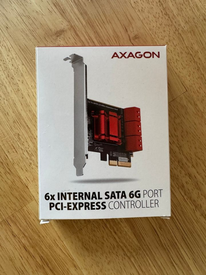 SATA řadič AXAGON PCES-SA6, 6x internal SATA 6G port, PCIe c