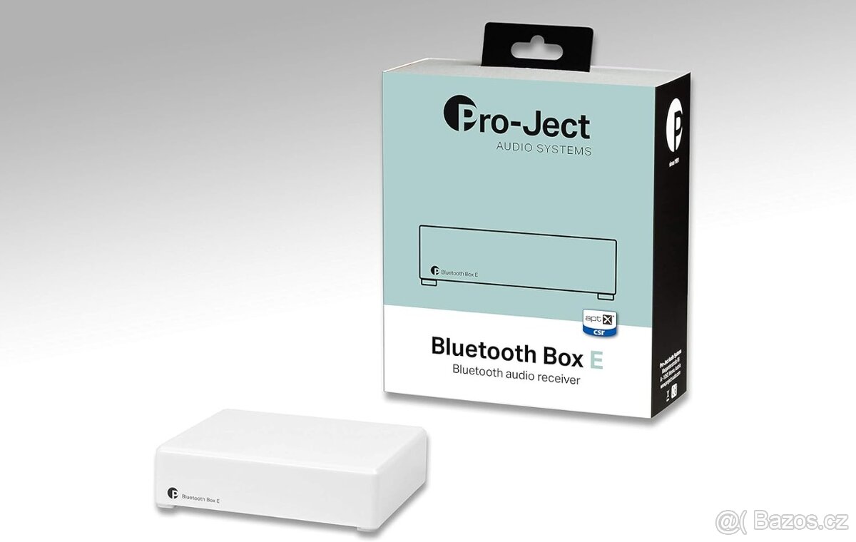 Pro-Ject BT Box E, bezdrátový audio přijímač (bílý)