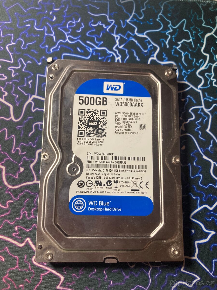 HDD WD BLUE 500gb