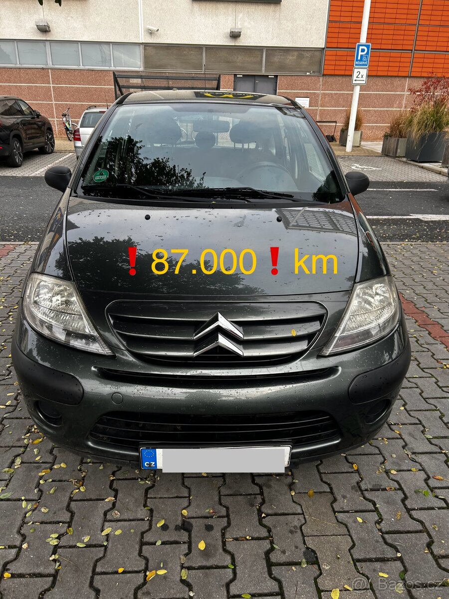 2009 Citroen C3 , naj.87.000 km obsah 1,4 servisni kniha