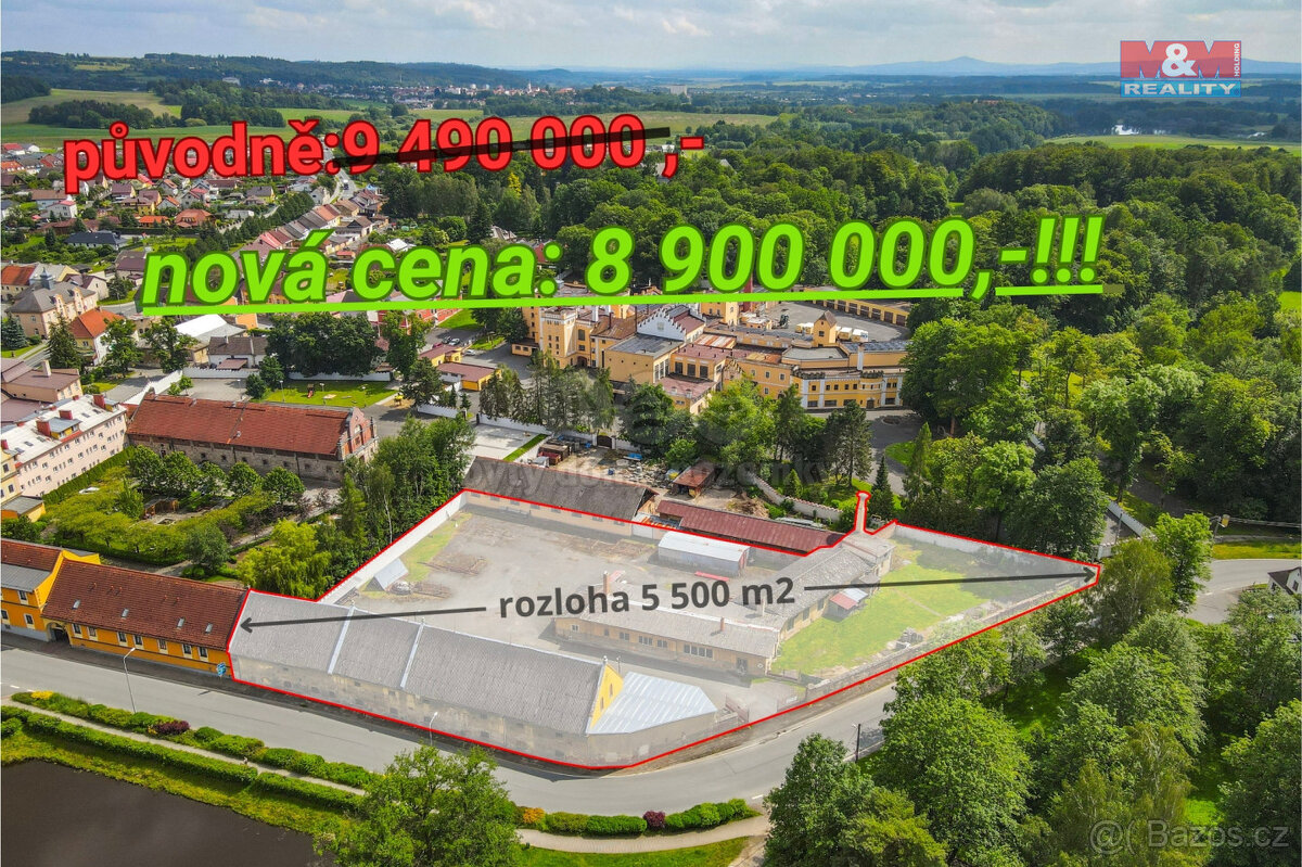 Prodej výrob. objektu, 1564 m², Chodová Planá, ul. Kyjovská