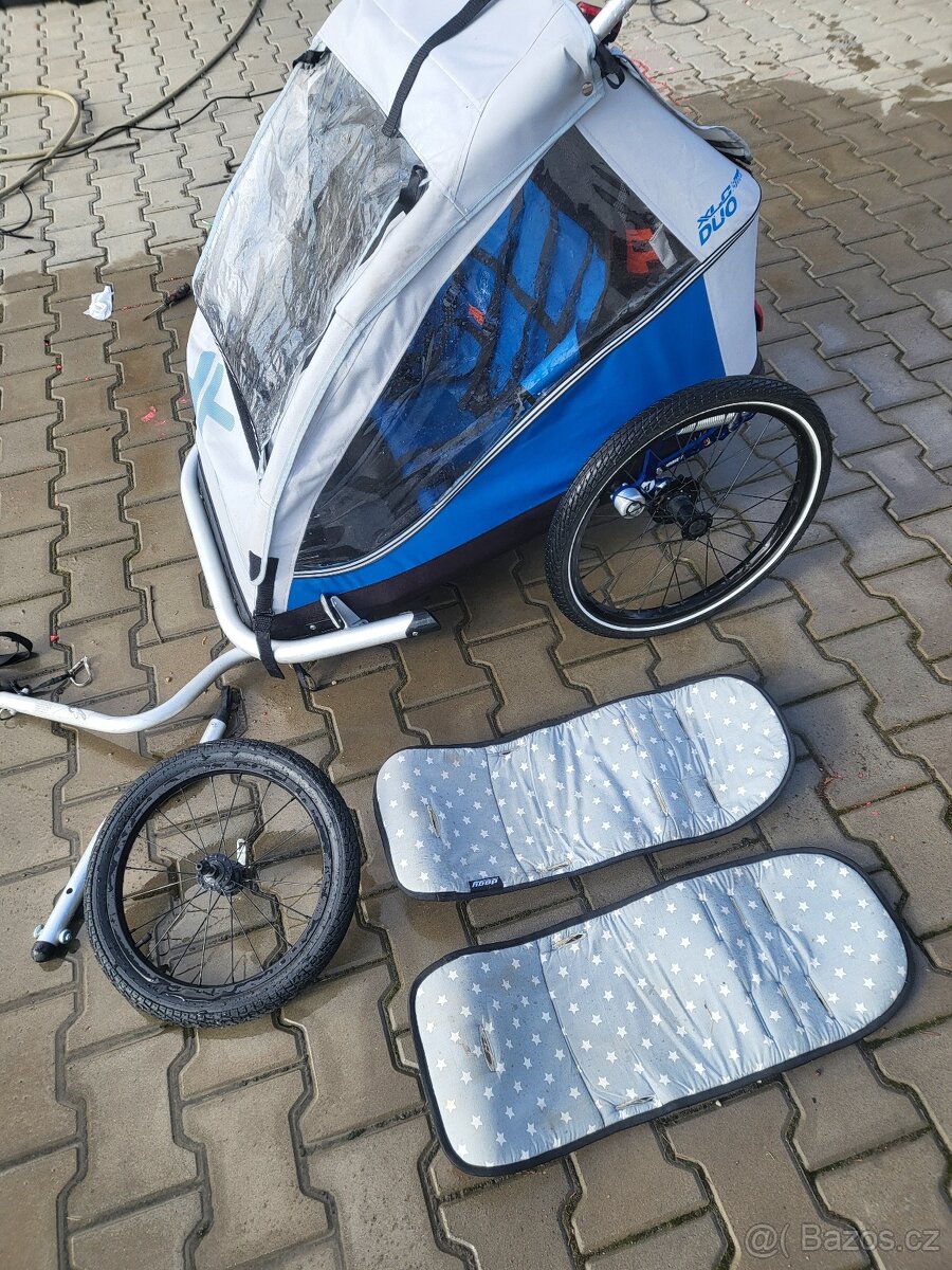 XLC DUO by CROOZER 2021. ( pro Dvě děti)  Jogingovy set+ ada