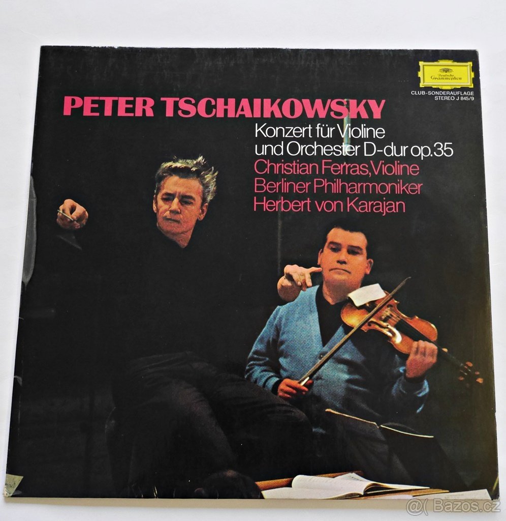 Tschaikowsky, Christian Ferras, Herbert von Karajan (LP)