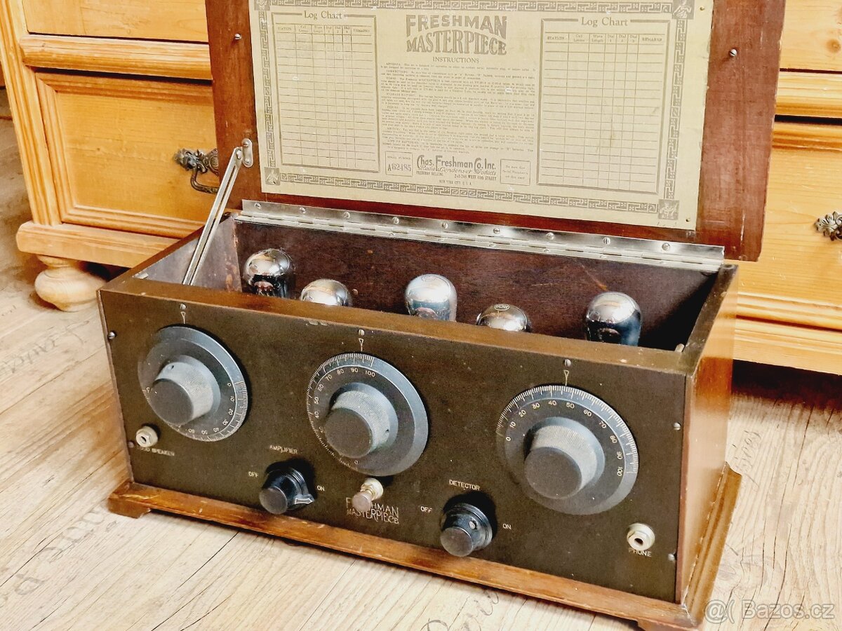 Starožitné rádio Freshman Co.Inc., USA, New York, 1924