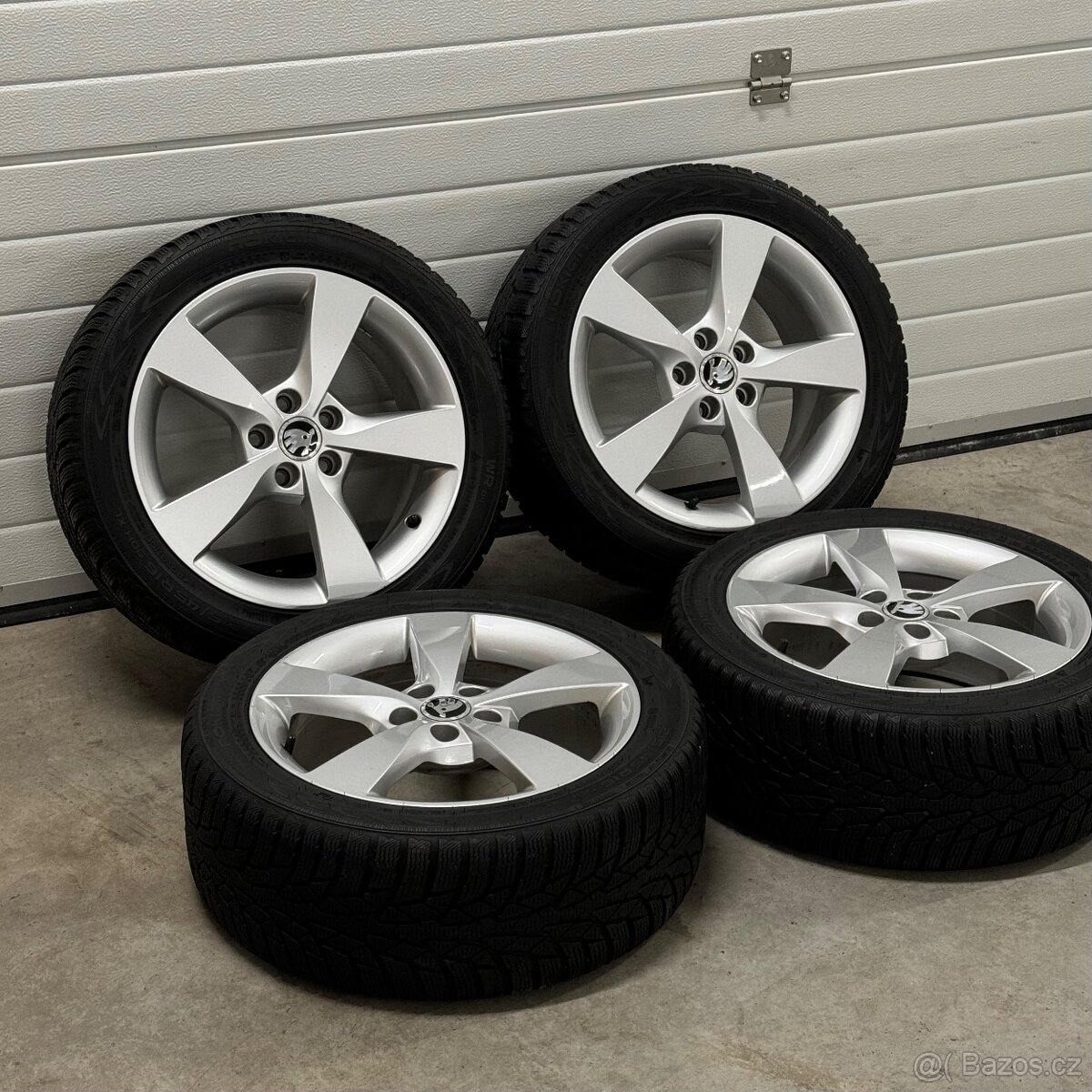 Alu kola Škoda, zimní 6-7mm 215/45 R16, 5x100