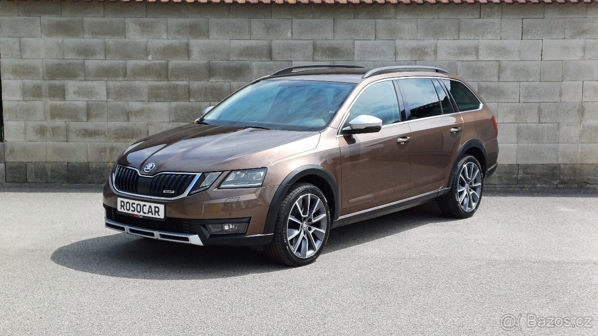 Škoda Octavia SCOUT 2.0TDI 135kW 4x4 DSG 1maj-WEBASTO-ČR-DPH