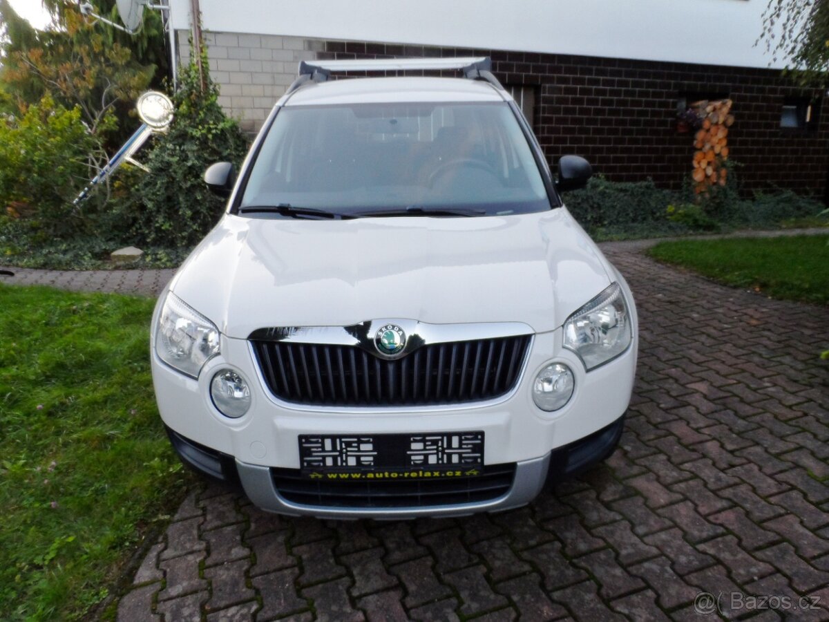 Škoda Yeti 2.0 TDI 81KW 4X4 1.Majitel Bez koroze -