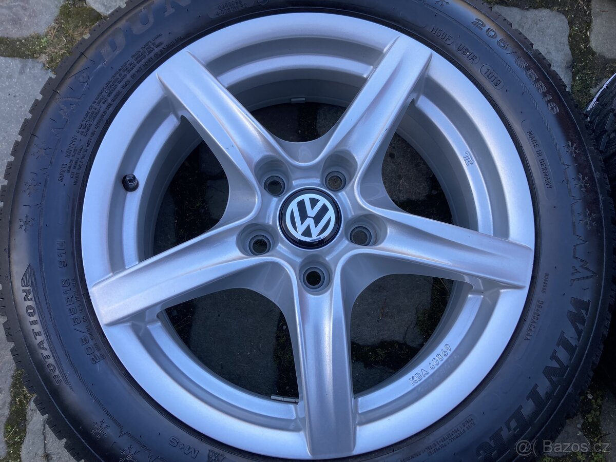 Alu kola VW / ŠKODA / AUDI 16" 5x112 DUNLOP 205/55R16