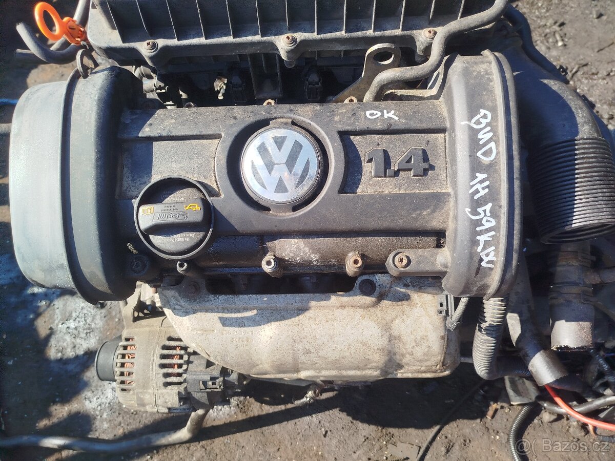 Motor 1.4 16V typ BUD Škoda VW Seat