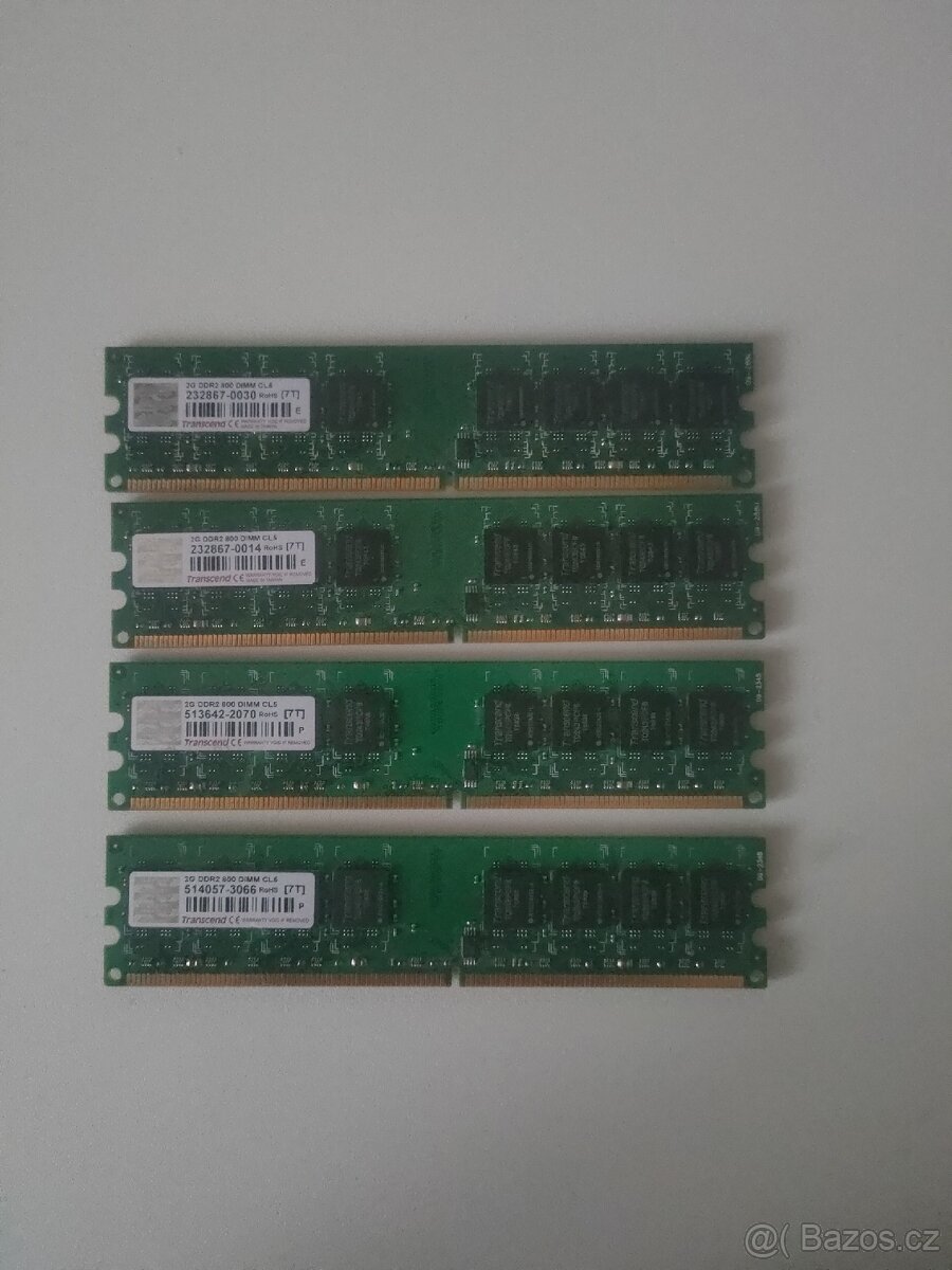 4x2gb DDR2 (operační paměť)