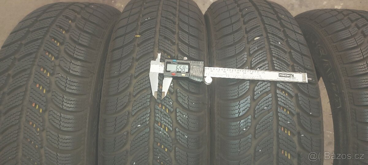 Zimní pneu 4 x Sava 175/65 R15, výška vzorku 6,5 mm, rv 2022