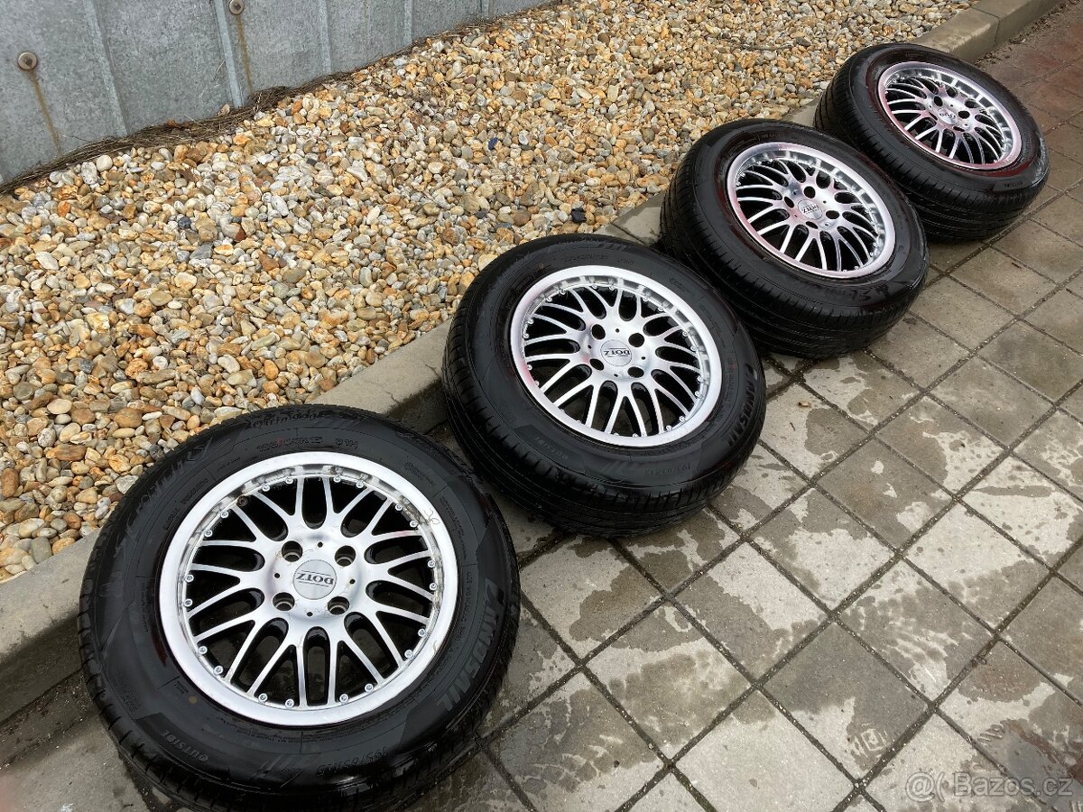 ALU kola DOTZ Mugello 4x108 R15 + letní pneu