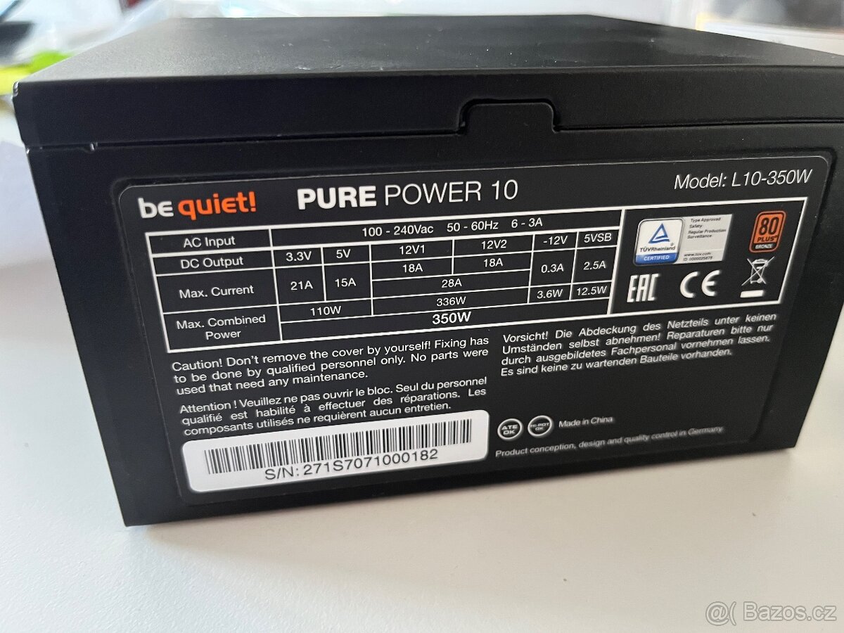 Be Quiet PURE POWER 10 350W