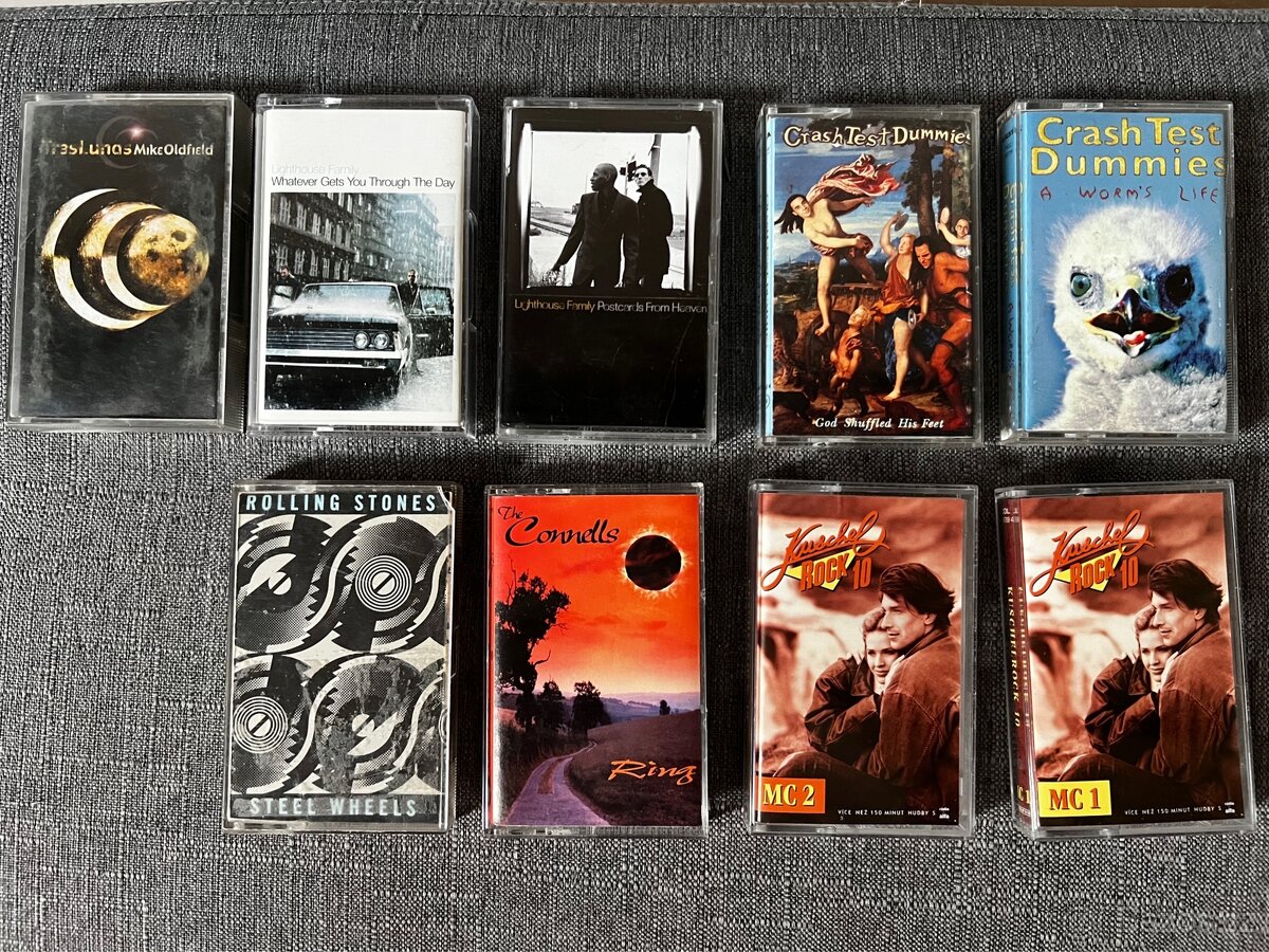 9x MC audiokazeta | top stavy | original EU & USA | NM / NM