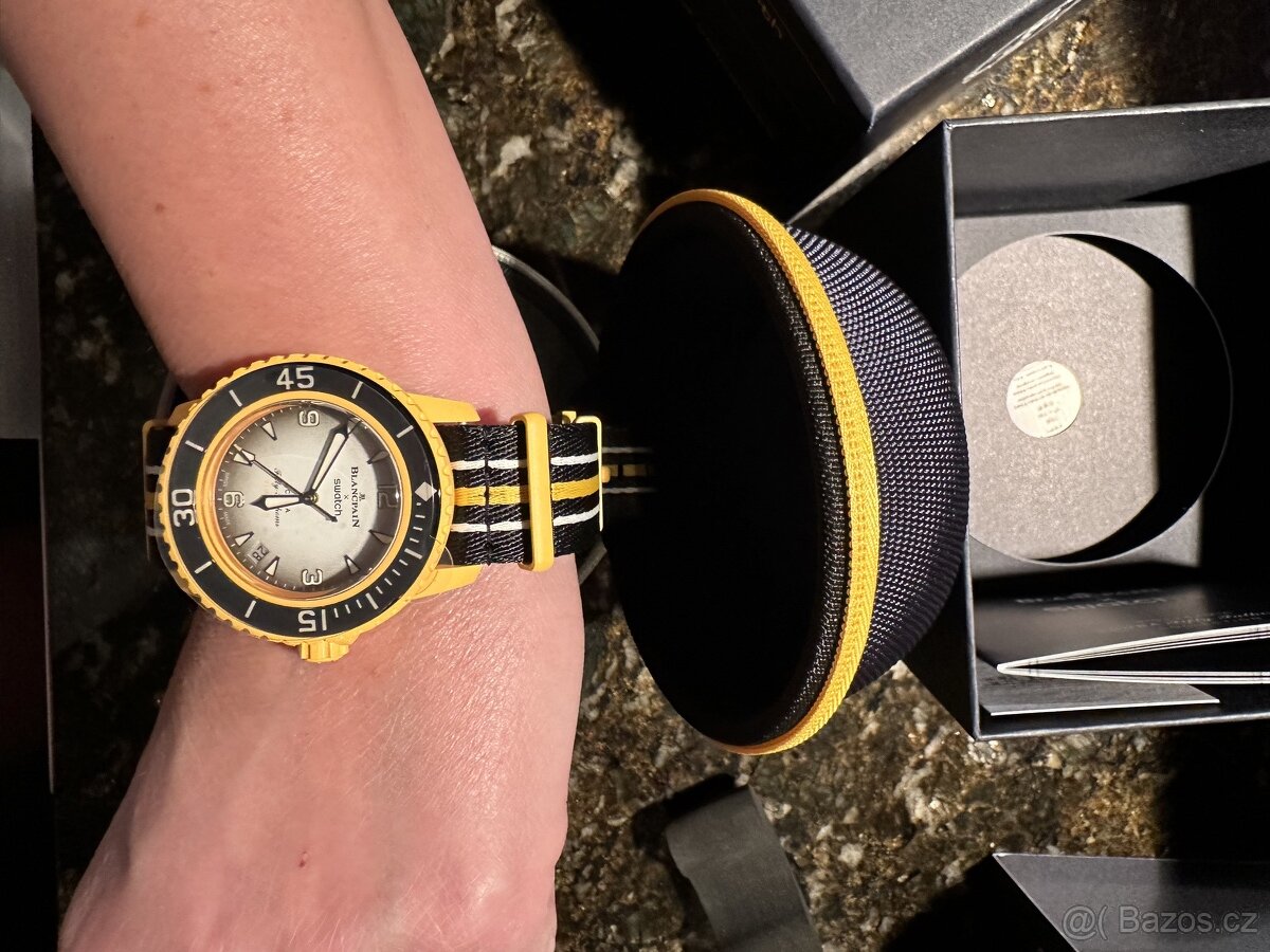 hodinky swatch x Blancpain tichý oceán