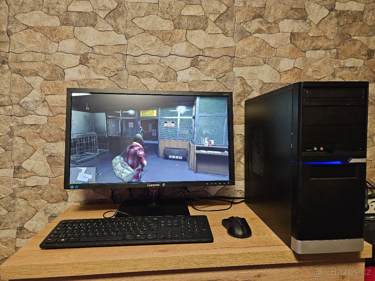 Pc sestava AMD A8-6500 8gb ddr3 hdd 2TB lcd 24" GTA5