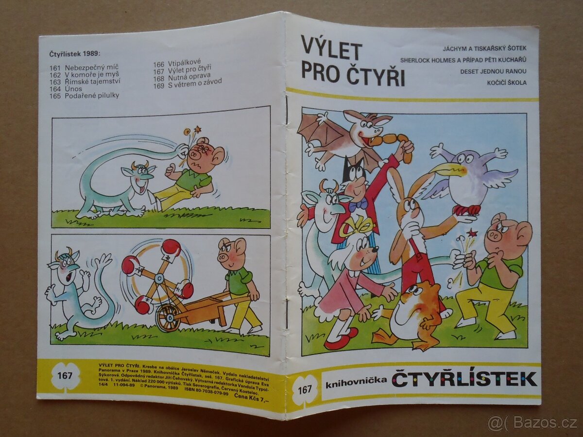 Čtyřlístek č.167 Výlet pro čtyři-neluštěn