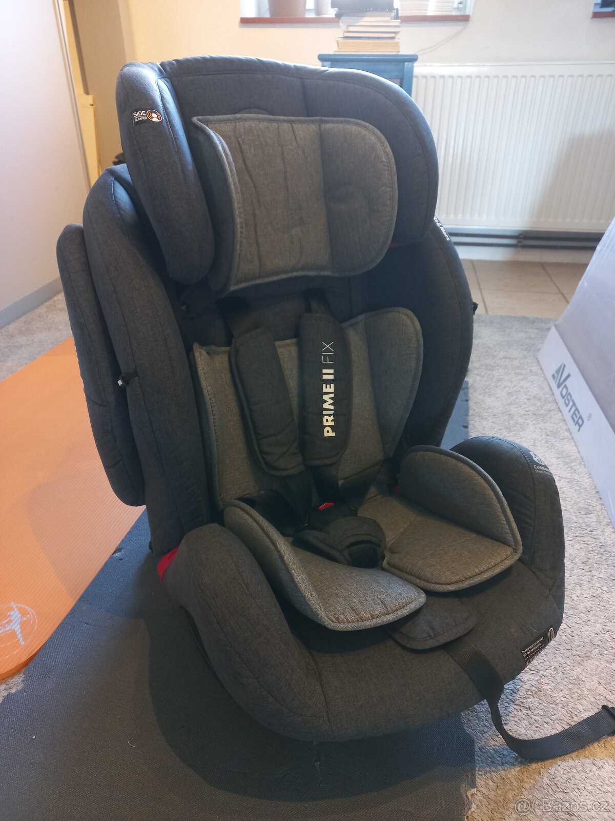 Petite&Mars Autosedačka Prime II Isofix Grey 9-36 kg