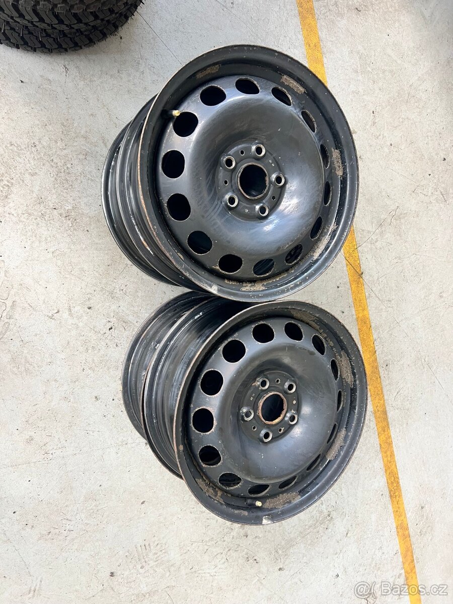 5x112 R16 plechové disky ET 48