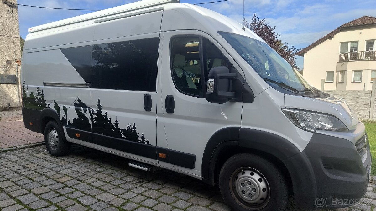 Fiat Ducato 2.3, Nová vestavba, podélné spaní