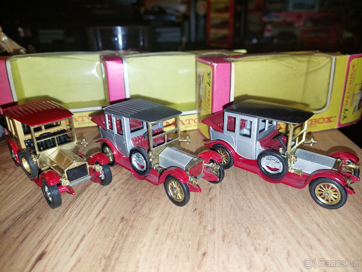 Matchbox yesteryear Y7  3x ROLLS ROYCE 3x JINAK