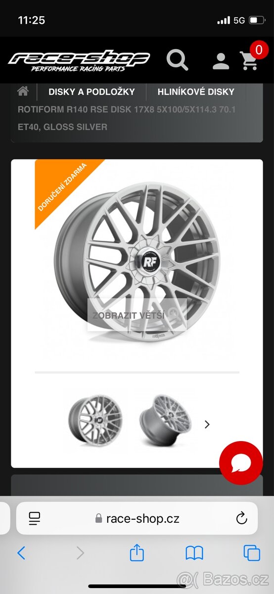 Koupím Rotiform RSE 17”