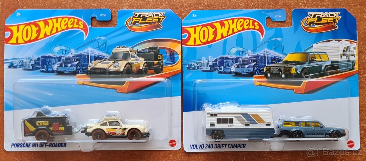 Hot wheels porsche 911 off-road + Volvo 240 Drift camperift