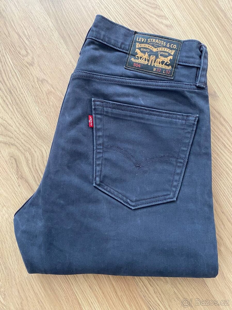 Džíny Levi's 504 W32 L32 [ Stone Island, Tommy Hilfiger ]