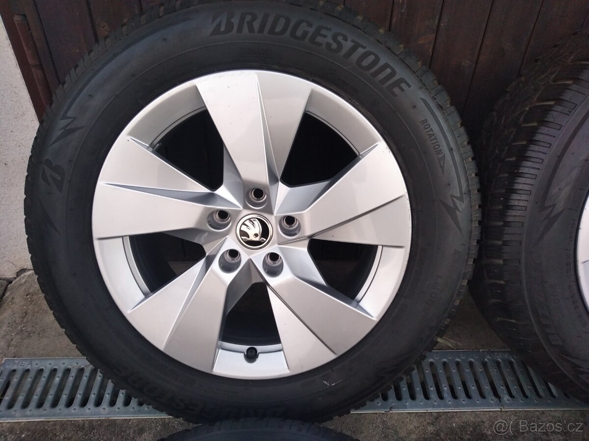 Zimní alu sada Škoda Kodiaq II 17" 5x112