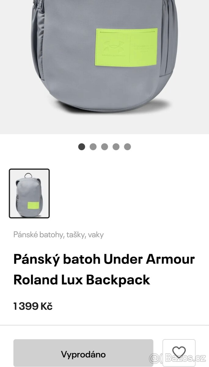 Batoh Under Armor Roland Lux Backpack