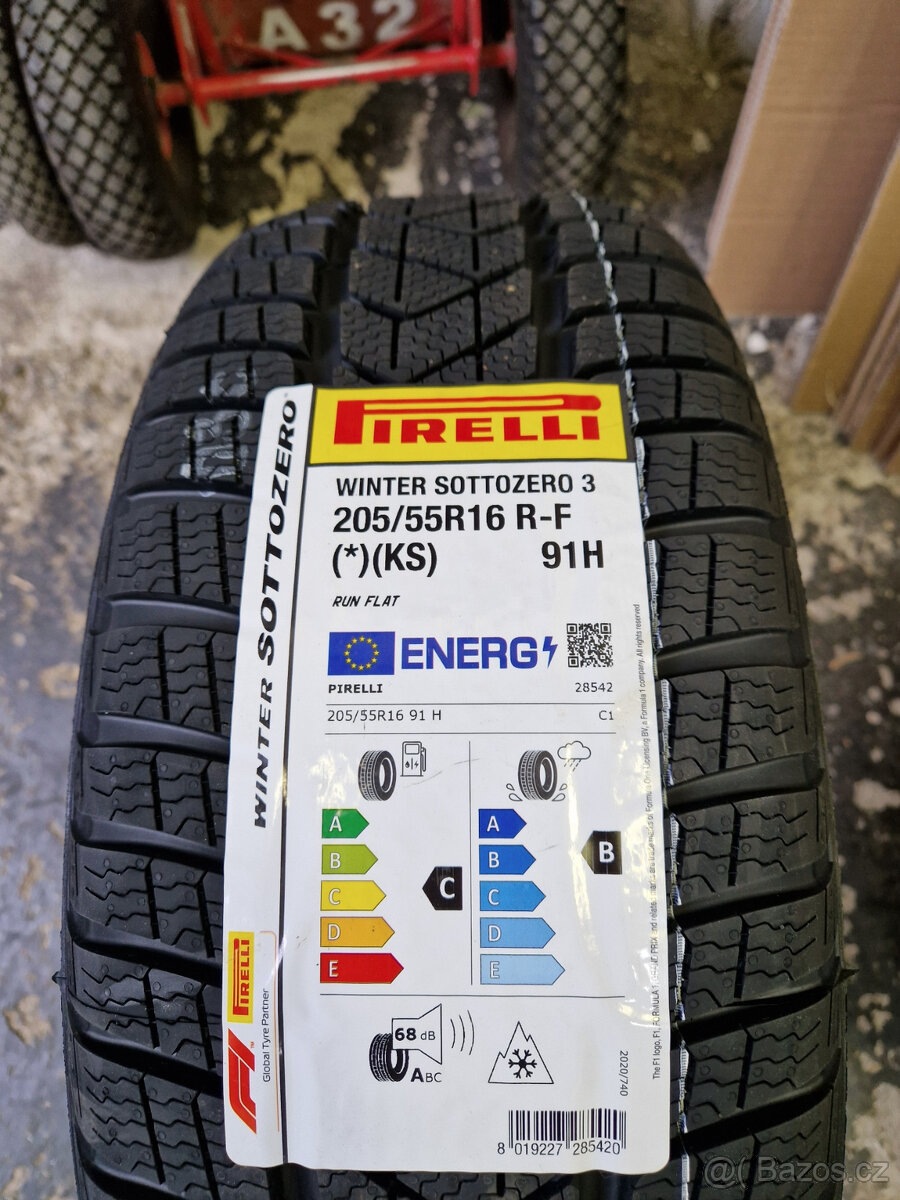 Nové zimní pneu Pirelli  205/55 R16 91H R/F