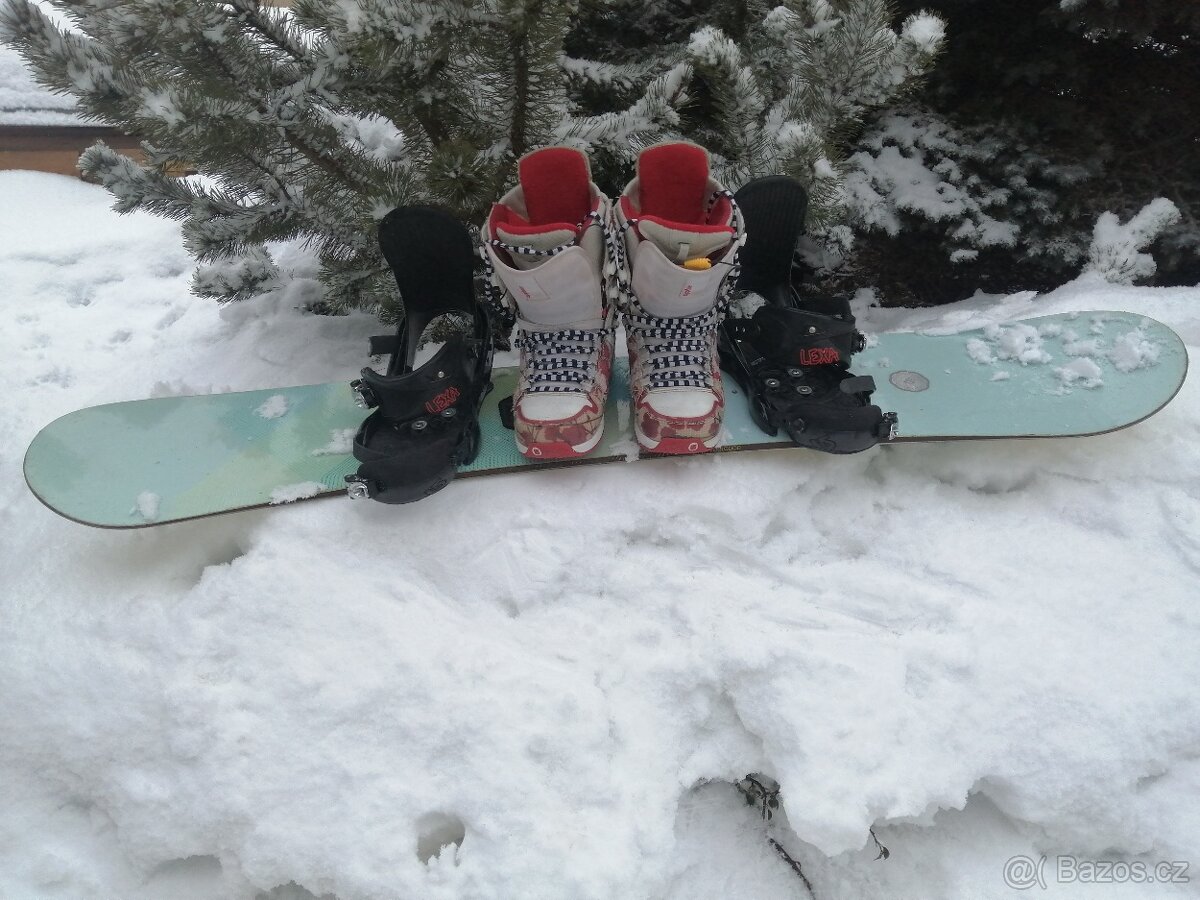 snowboard burton 152 + boots 41