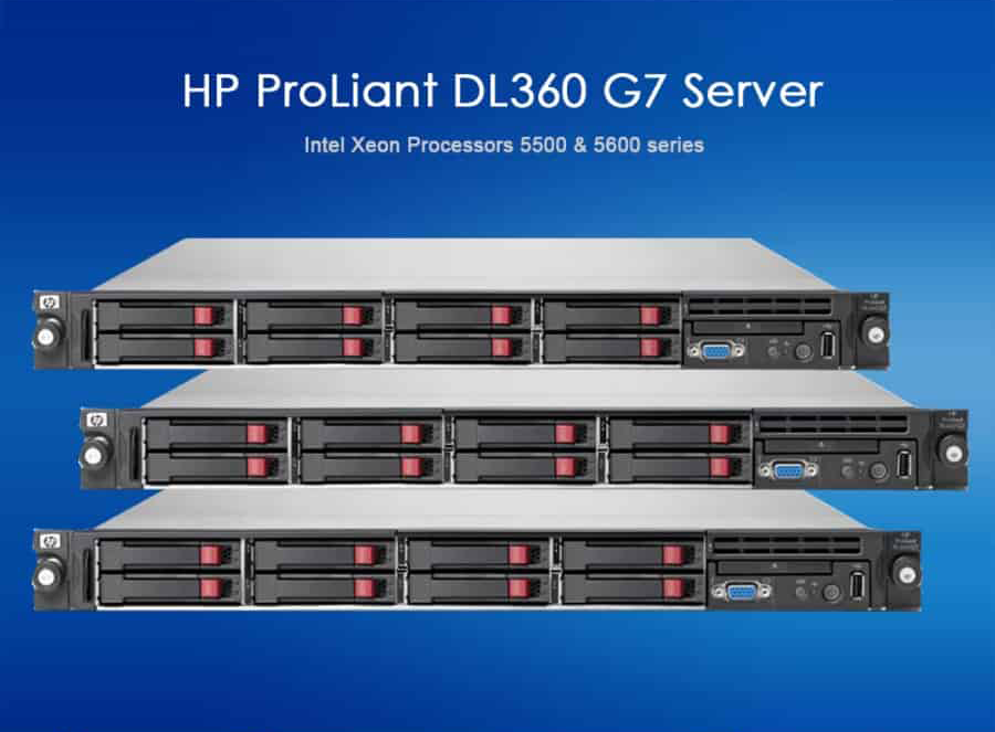 Komplet Servery HP ProLiant DL360 G7 server