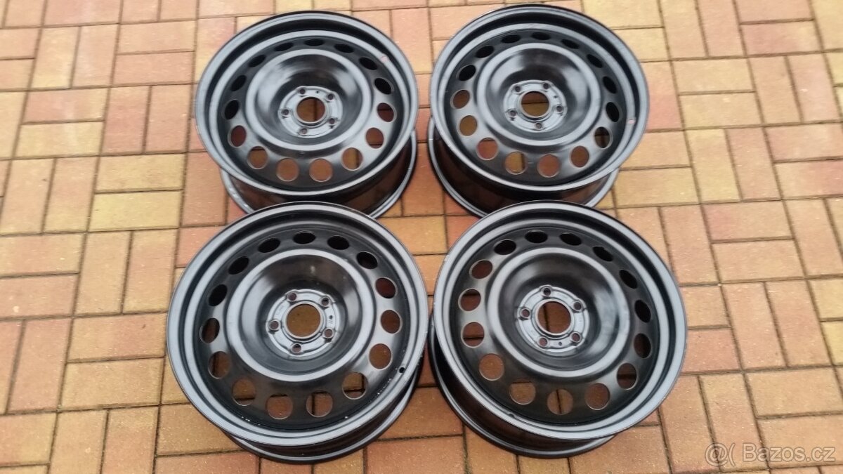 NOVÉ plechové disky 5x108 R17 ET 46 Peugeot,Toyota,Opel,Citr