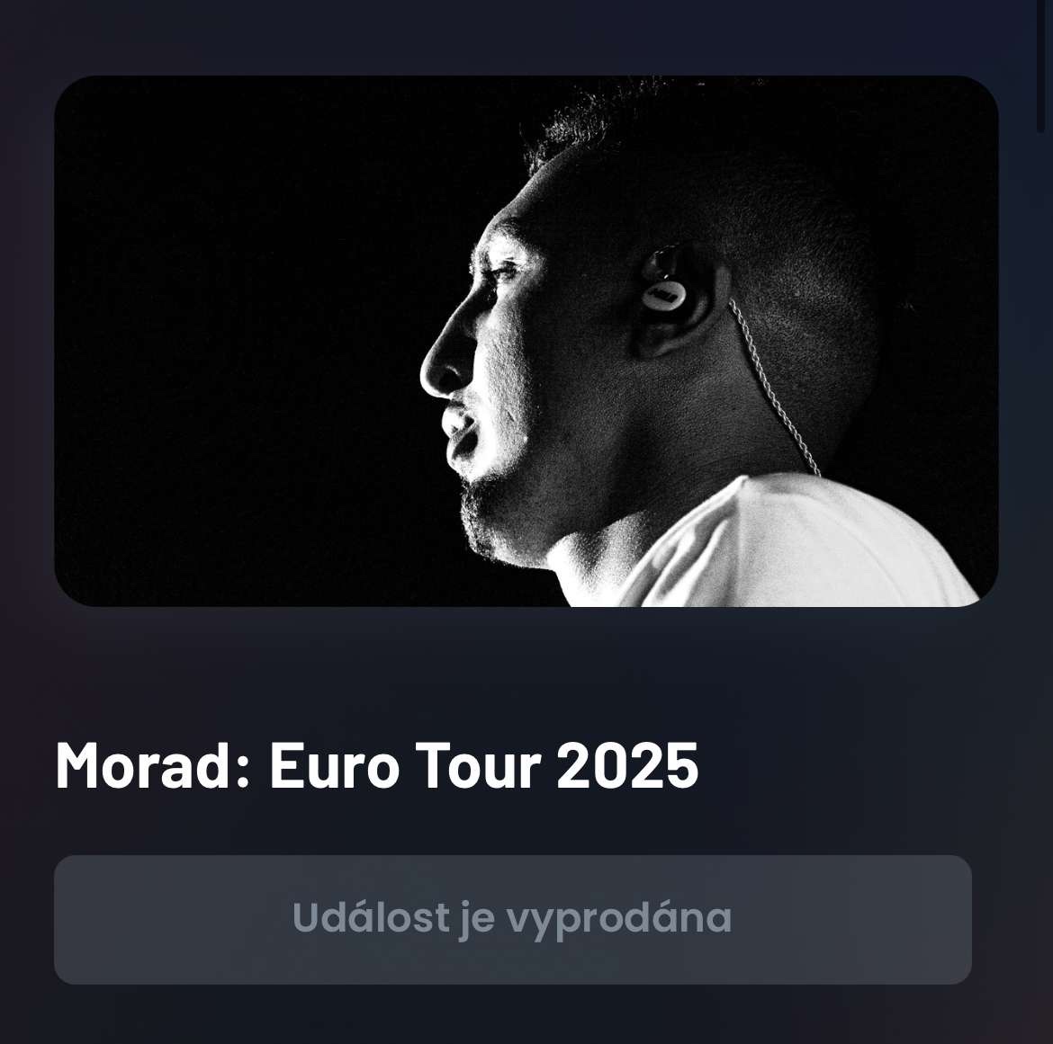 MORAD KONCERT PRAHA