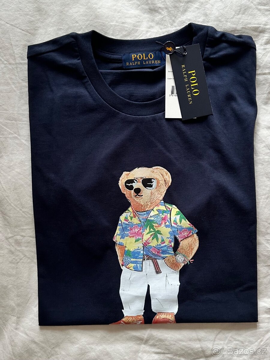 Ralph Lauren polo bear tmavě modré triko