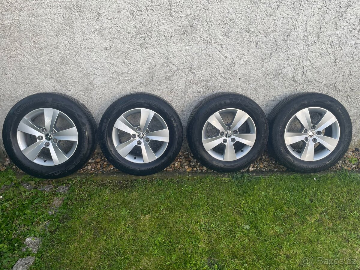 Alu kola 16” 5x112 Škoda Superb 3