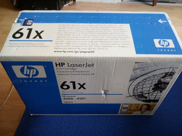 Toner originální černý HP 61X , HP C8061X