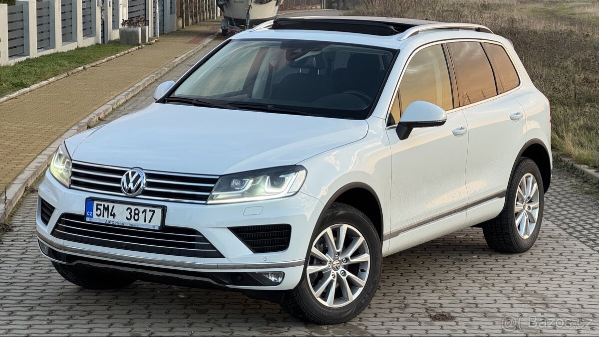 VW Touareg 3.0 TDI 193kW 4x4 serviska,původ ČR