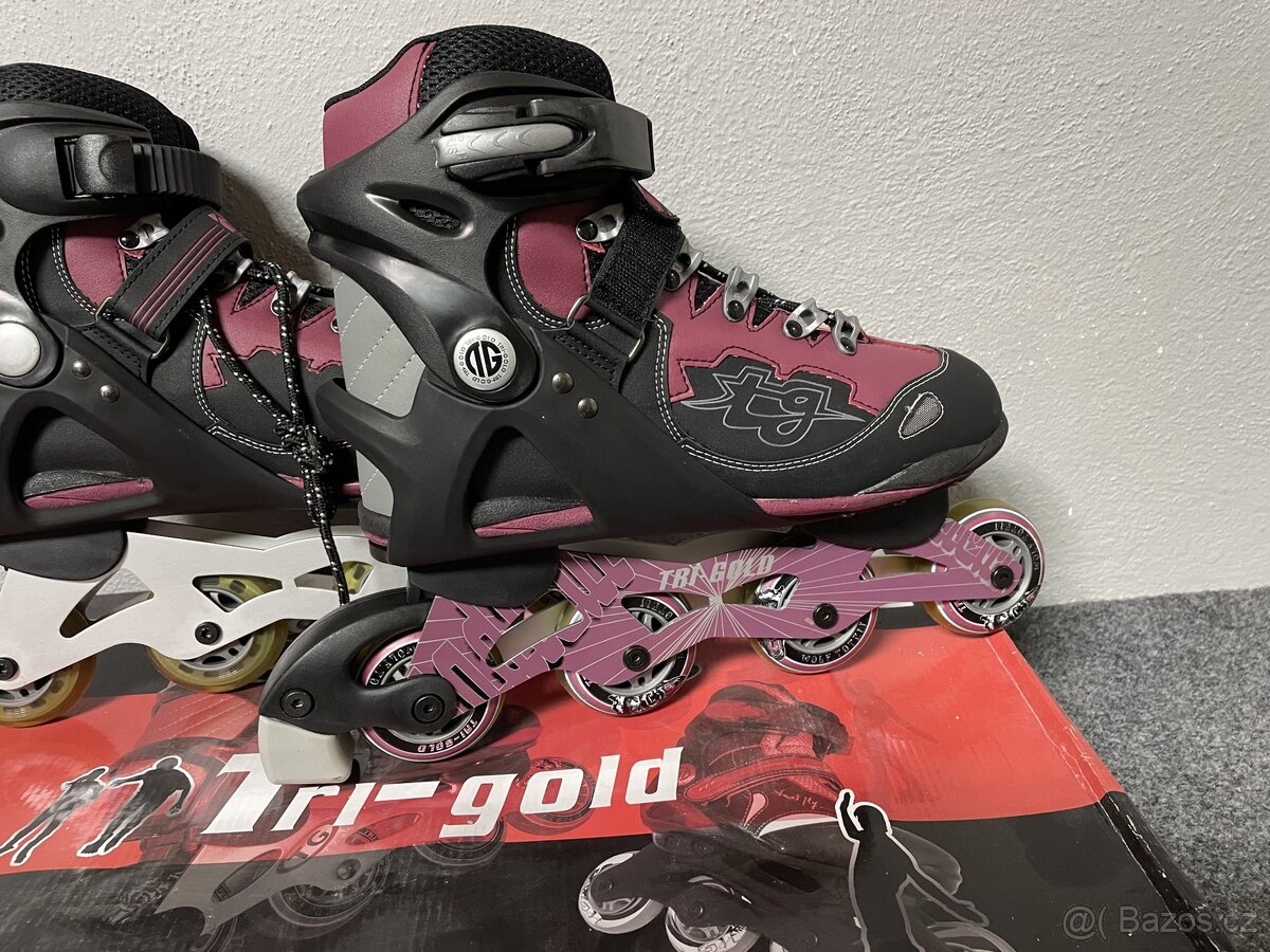 Nové inline brusle TRI-GOLD