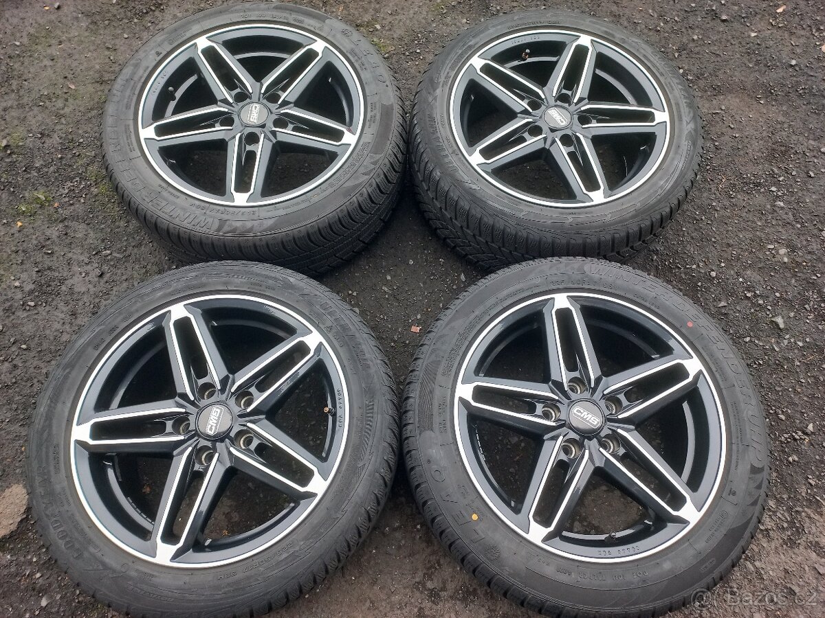 Prodám sadu ALU kol CMS 225/50R17 zimní