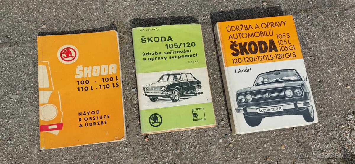Knihy údržba Škoda 100,110,105,120