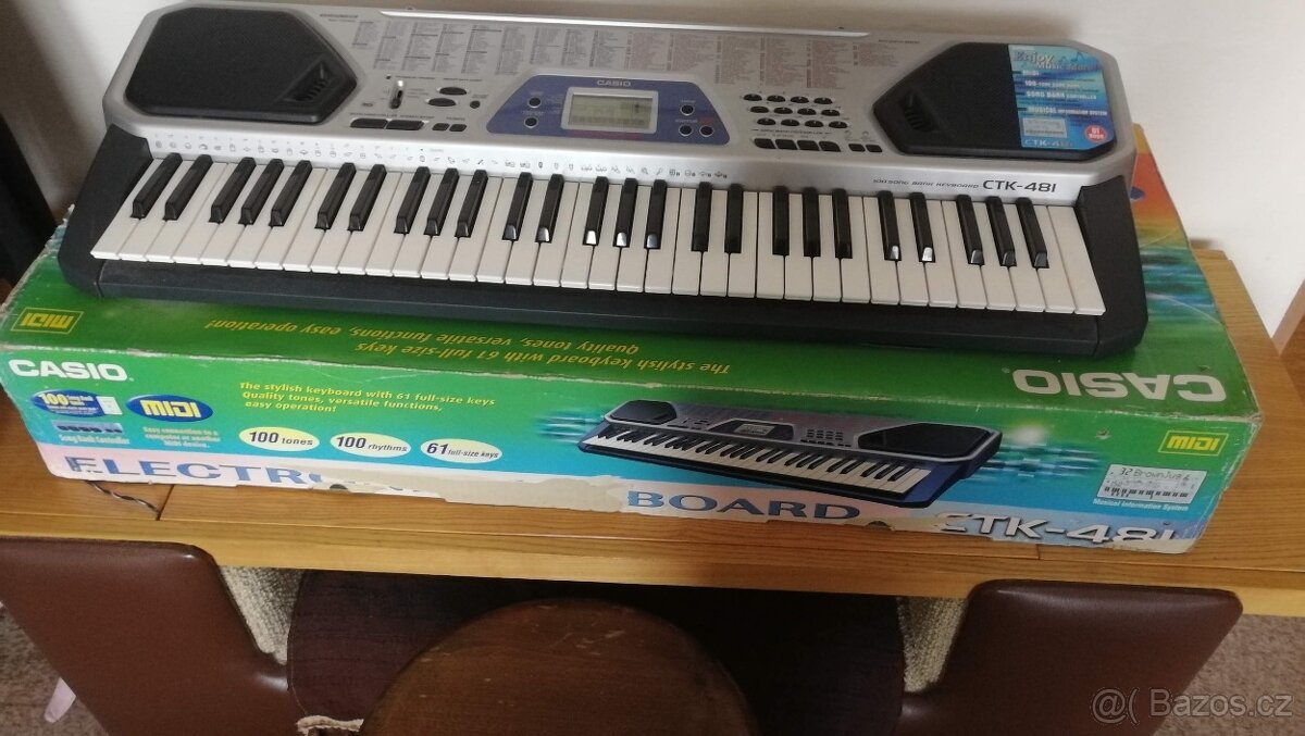 elektrické klávesy Casio