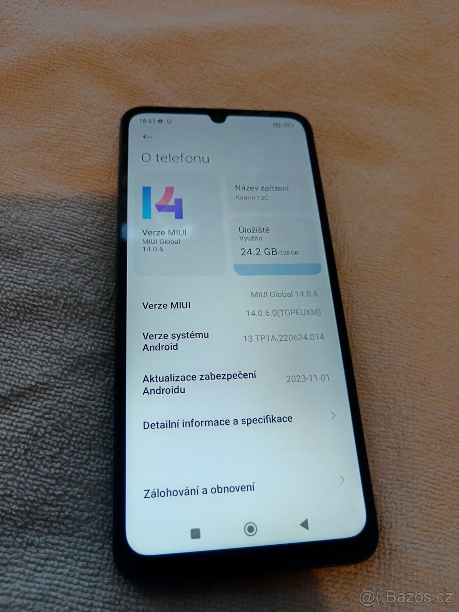 Xiaomi Redmi 13C 4/128GB Modrý