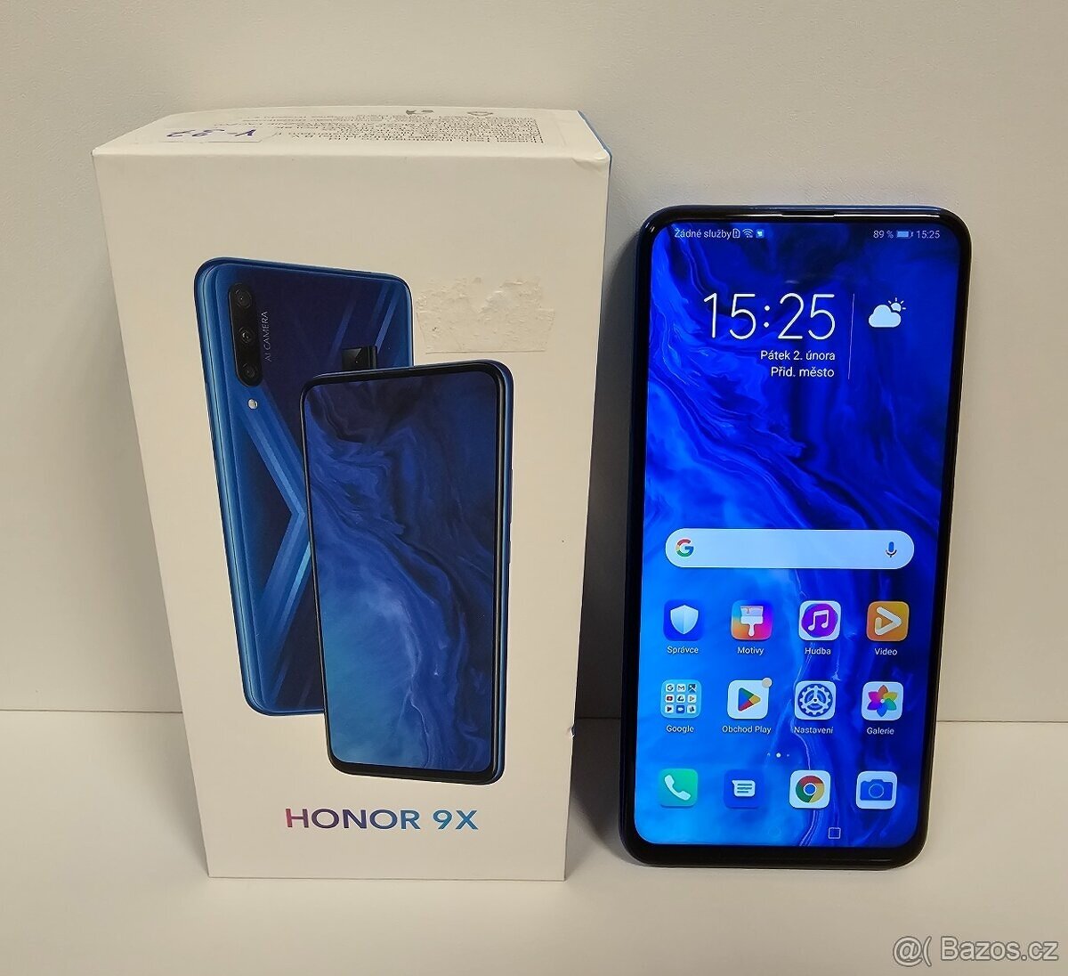 Honor 9x 128GB Blue Nový Záruka 6 Měsicu Nový